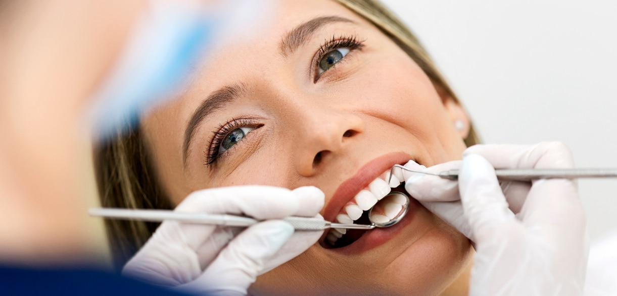 the process of dental cleaning